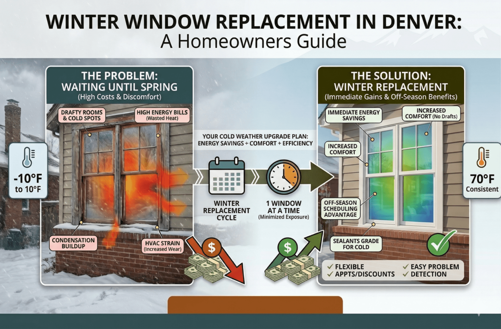 Winter Window Replacement in Denver | Can You Install Windows in Cold Weather?