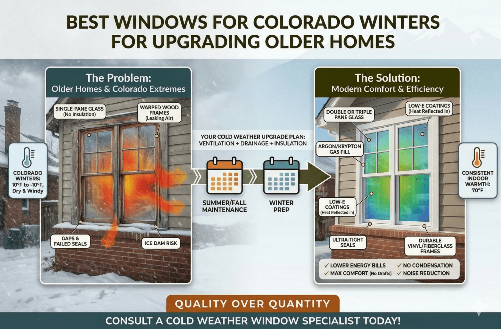 best windows for Colorado winters