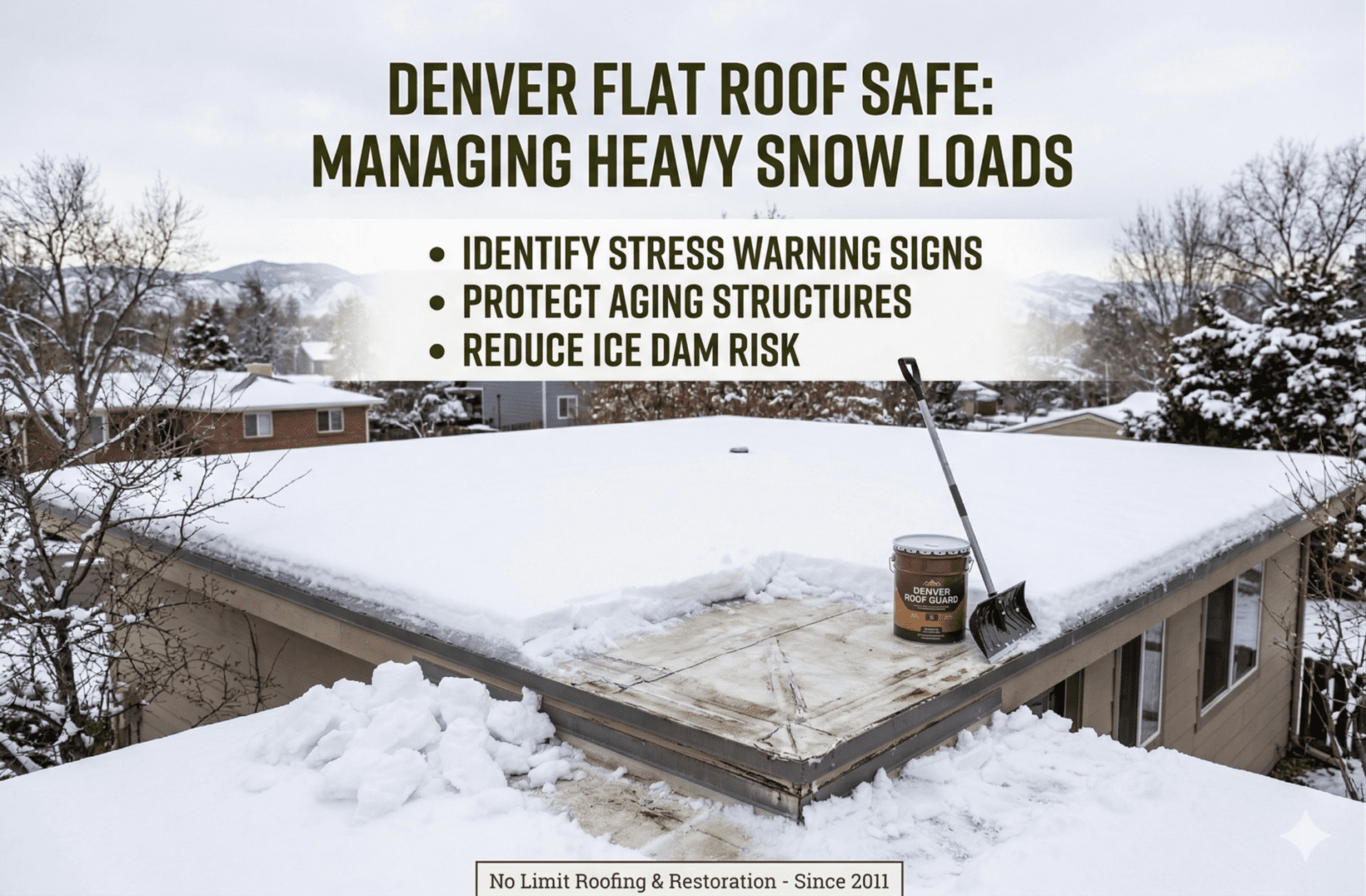 Snow Load Roof Denver: Prevent Winter Roof Damage & Collapse Risks