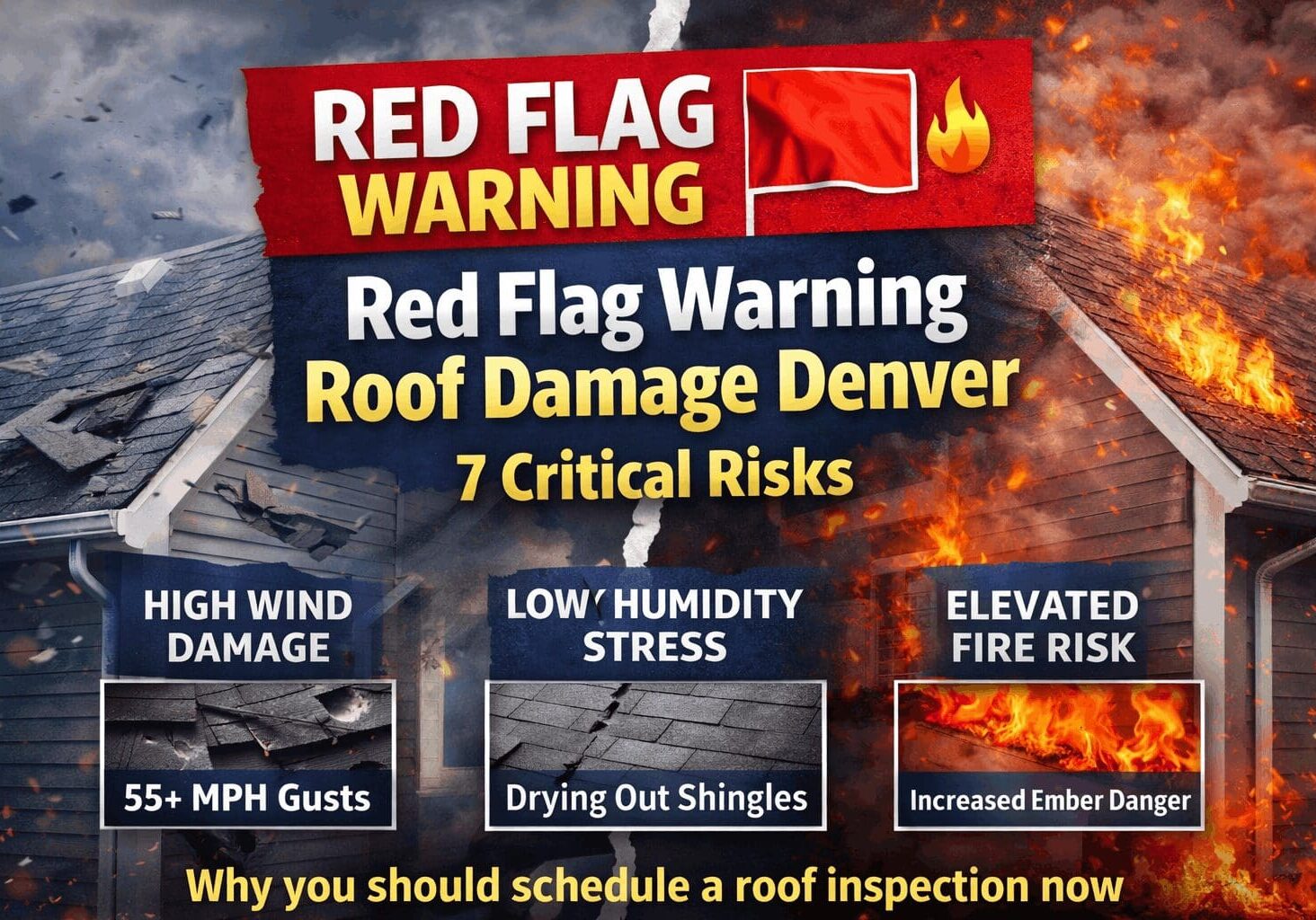 Red Flag Warning roof damage Denver