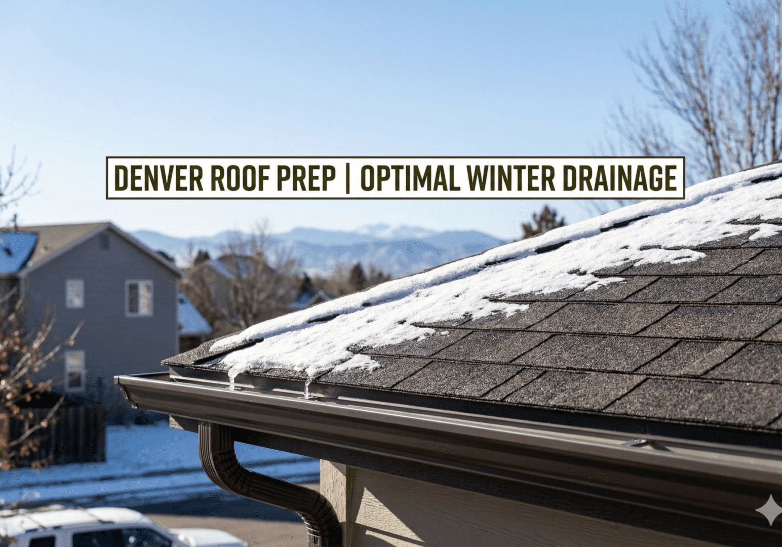 Roof Preparation for Denver First Snow