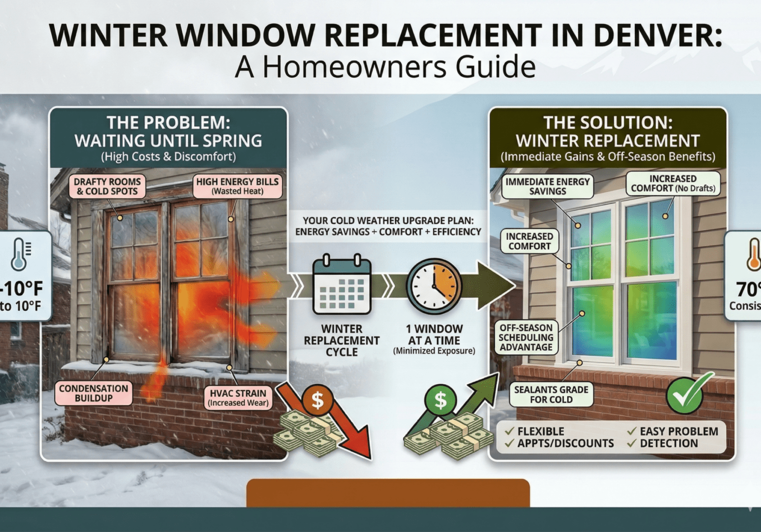 Winter Window Replacement in Denver | Can You Install Windows in Cold Weather?