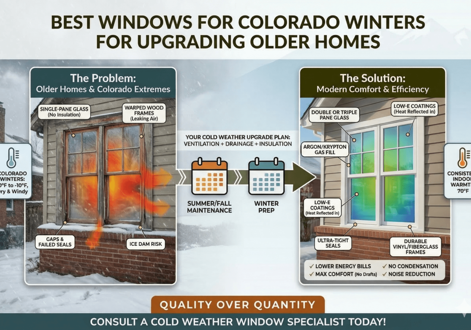 best windows for Colorado winters