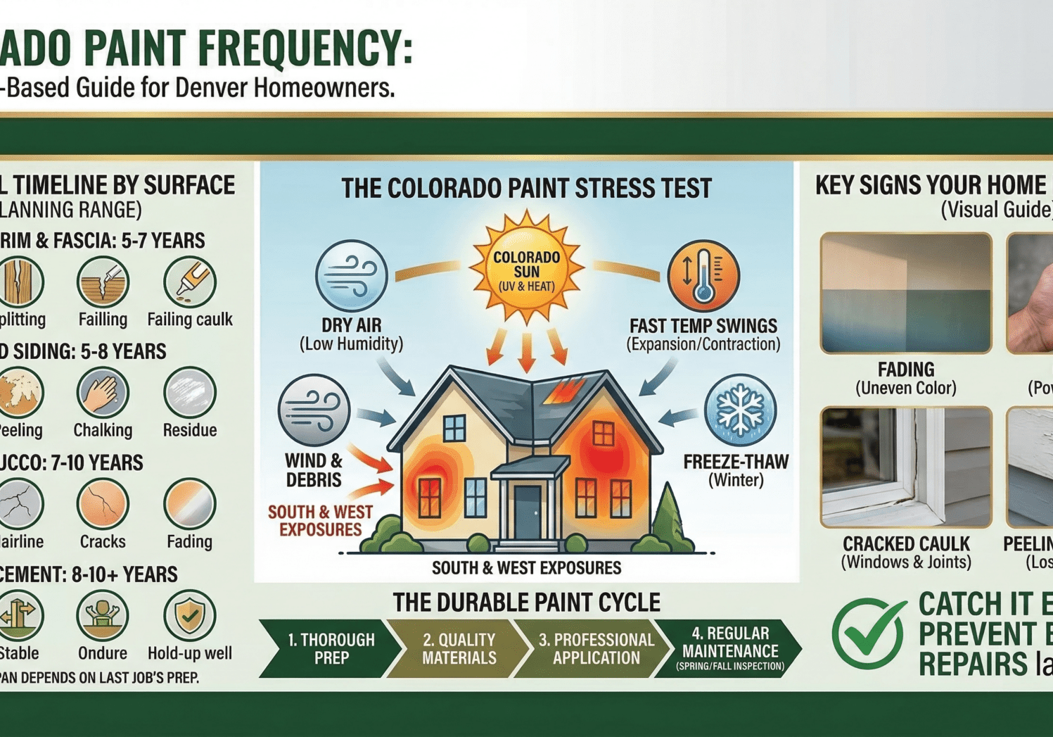 how often paint house Denver