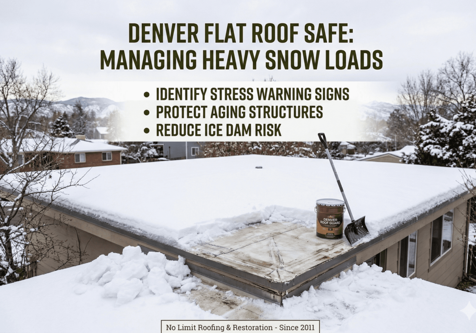 Snow Load Roof Denver: Prevent Winter Roof Damage & Collapse Risks